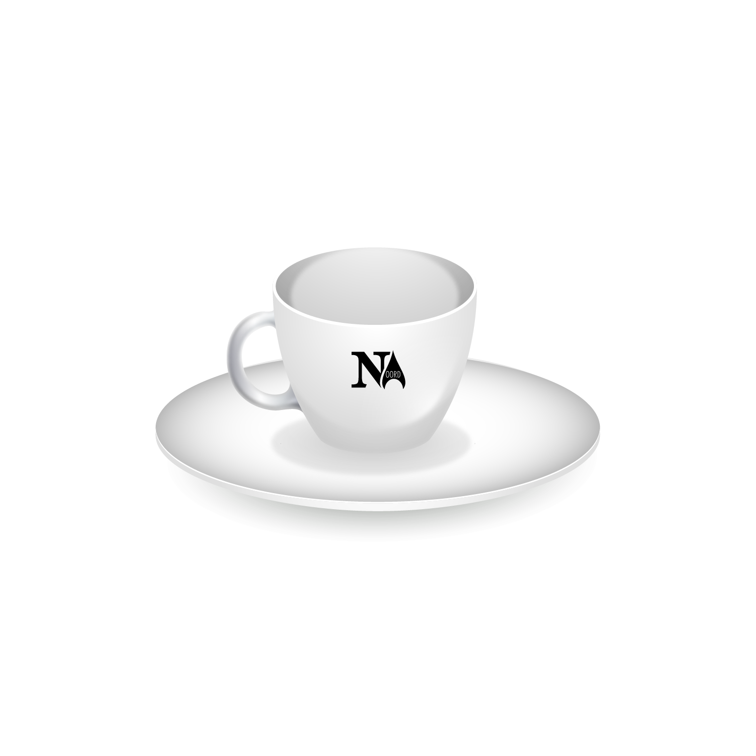 1 x ST. NOORD ESPRESSO KOPJE Bola kopje en schotel 8cc Espresso