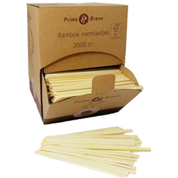 Primo Bravo FSC - 100% bamboe roerstaafjes dsp 2000 st
