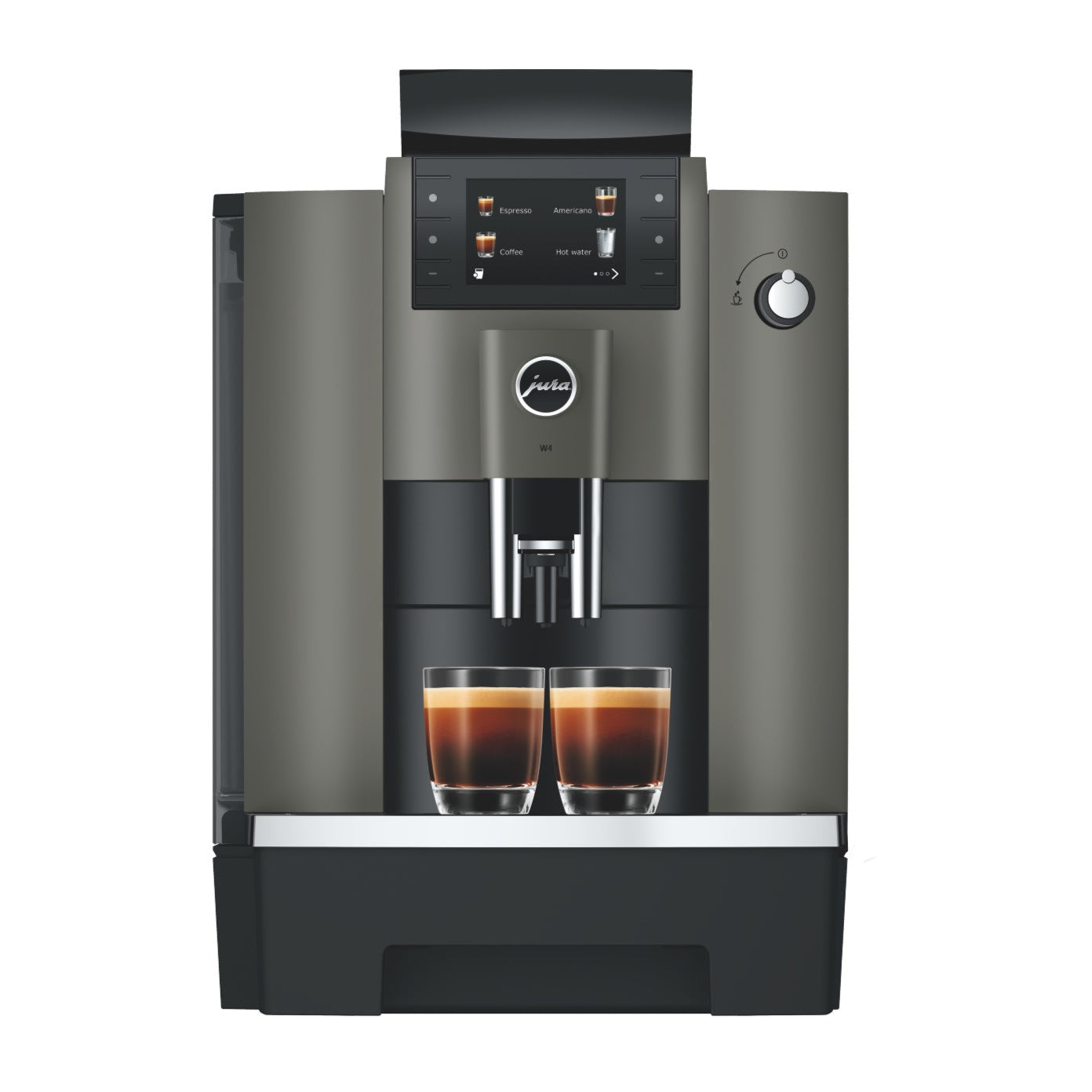 JURA W4 Dark Inox + Workshop branderij +Proefpakket - 11 jaar officiële JURA dealer