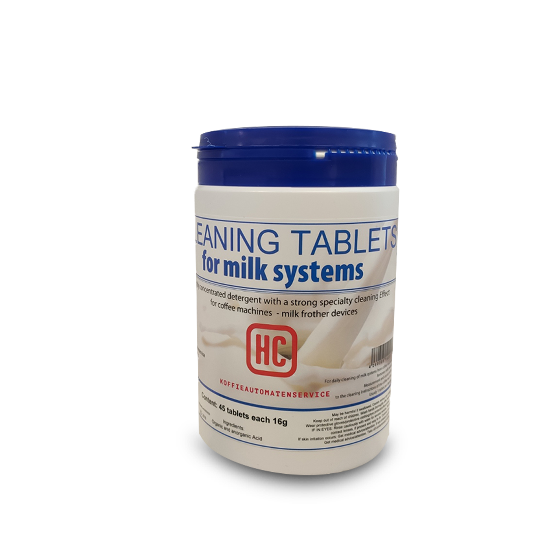 HC Cleaning Tablets for milk Systems 45 stuks - 16 GR.