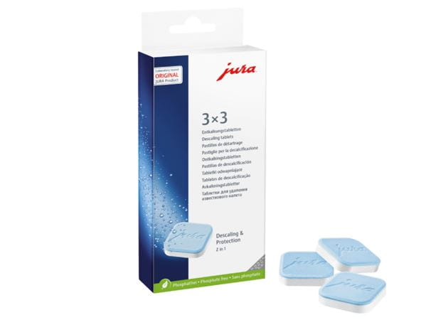 JURA 2 in 1 ontkalkingstabletten 3x3