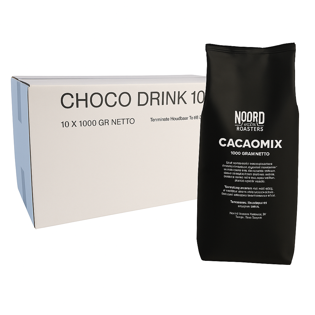 NOORD Cacao Topping Fair Trade DOOS 10 x 1 kg
