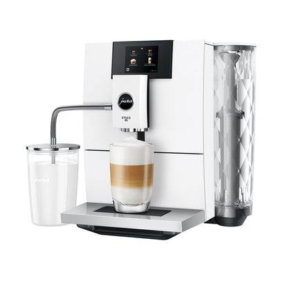 JURA Glazen Melkhouder - 0,5 Liter - makkelijk te bewaren in de koelkast - easy plug met jouw JURA
