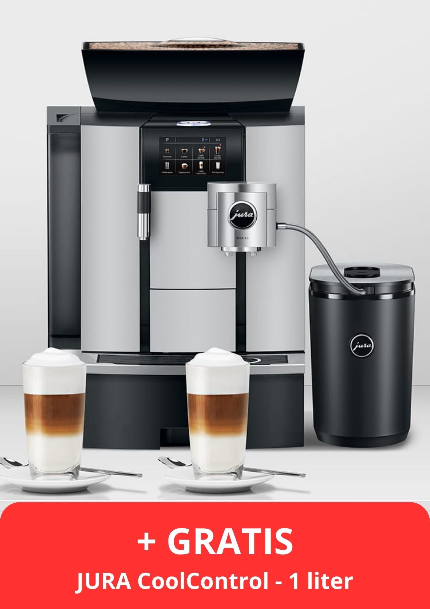 JURA GIGA X3 + CoolControl + Melkslangetje + Proefpakket -11 jaar officiële JURA dealer