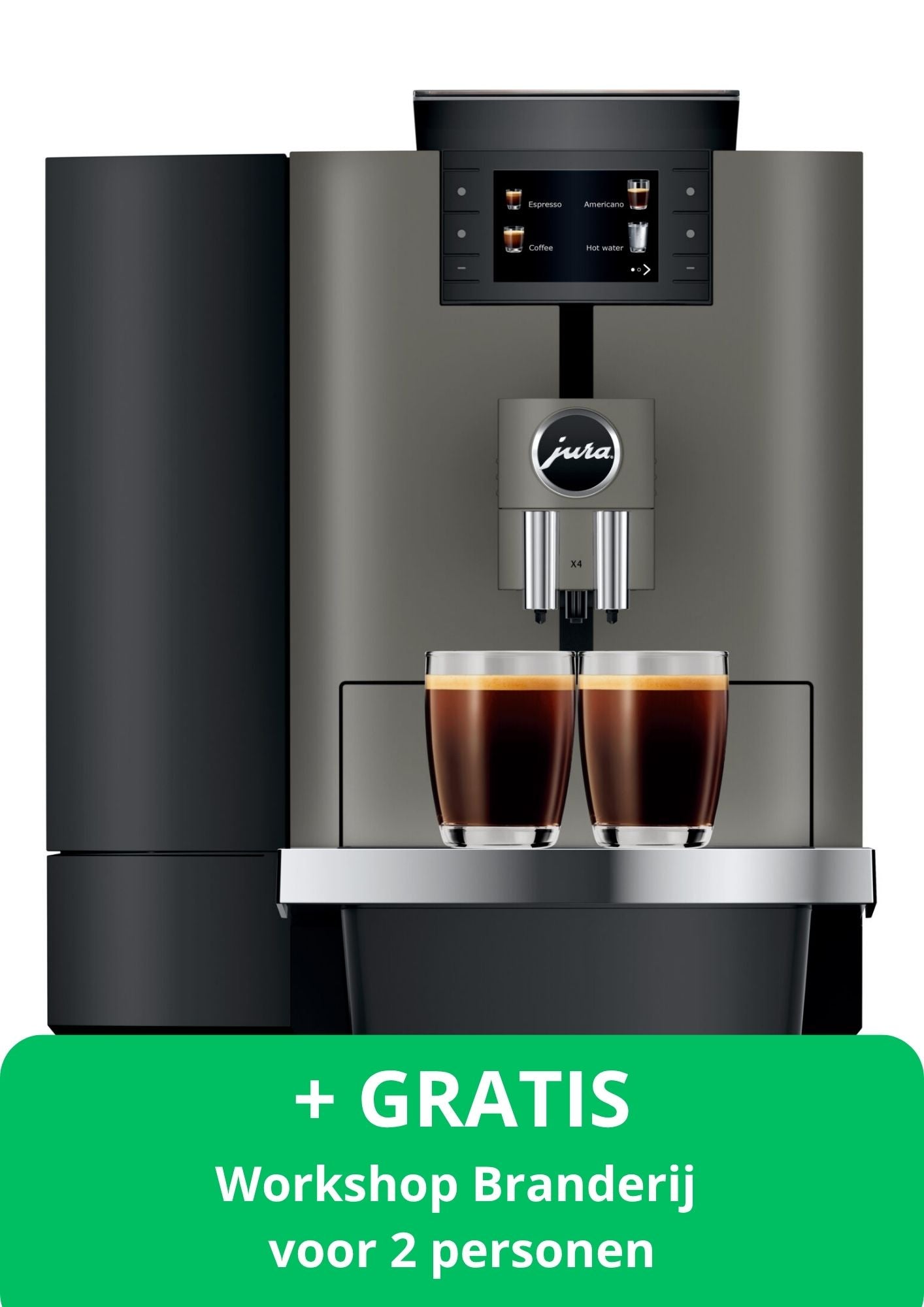 JURA X4 + Workshop branderij +Proefpakket -  11  jaar officiële JURA dealer