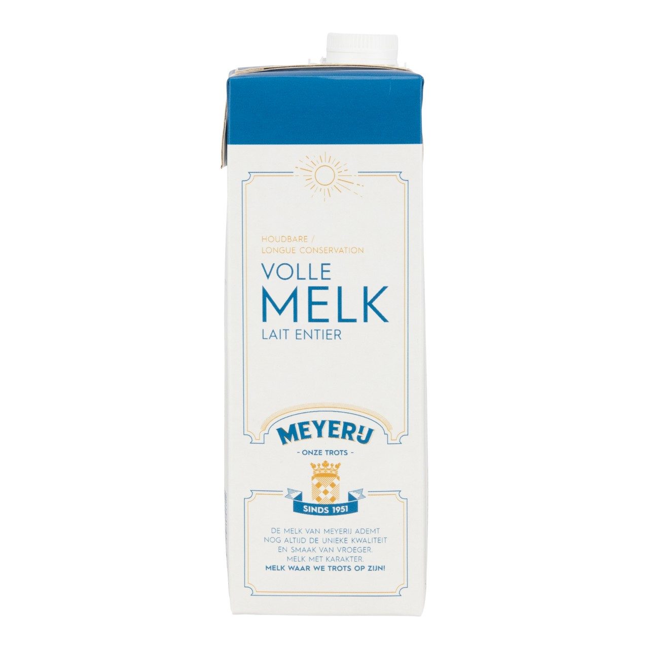 PAK 1 L. Volle Melk Meyerij (lang houdbaar)